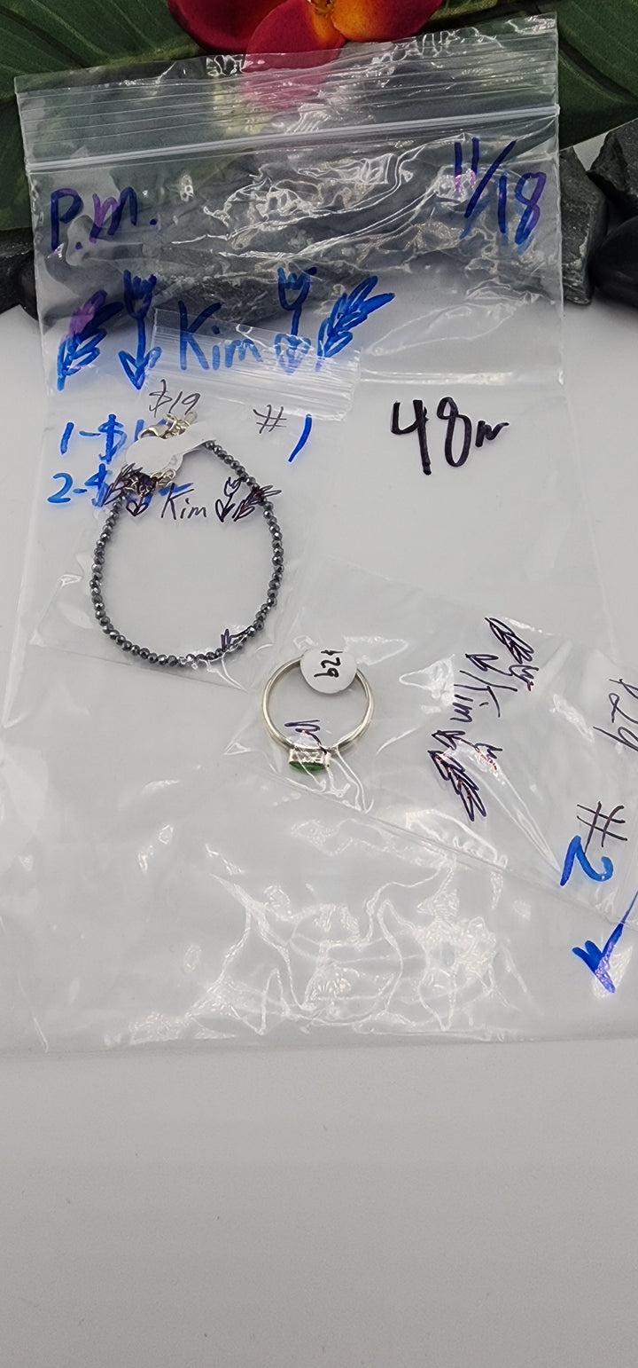 PM SHOW 48HR - RESERVED FOR: 🌿🌷Kim🌷🌿 - 11/18/2025 tiktok Live Show - 2 Sterling Silver Items