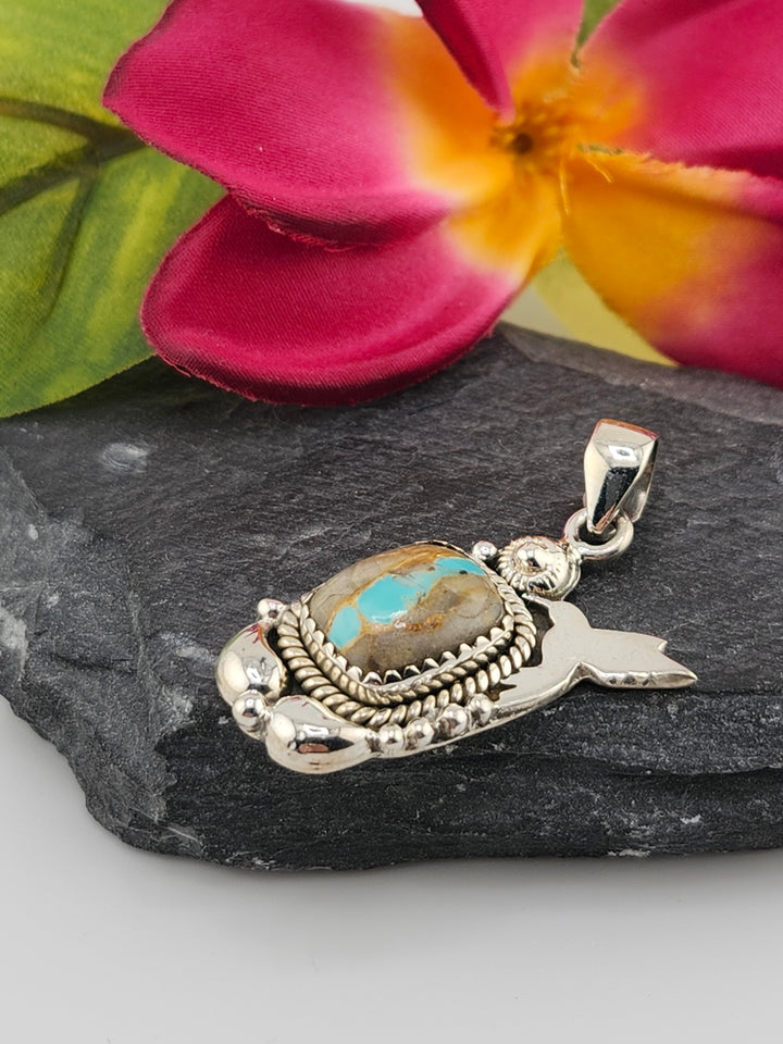 Royston Ribbon Turquoise  Pendant