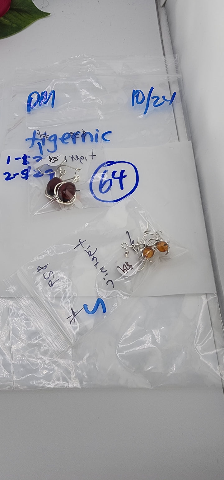 PM SHOW 48HR - RESERVED FOR: tigernic - 10/24/2025 FL tiktok Live Show - 2 Sterling Silver Items
