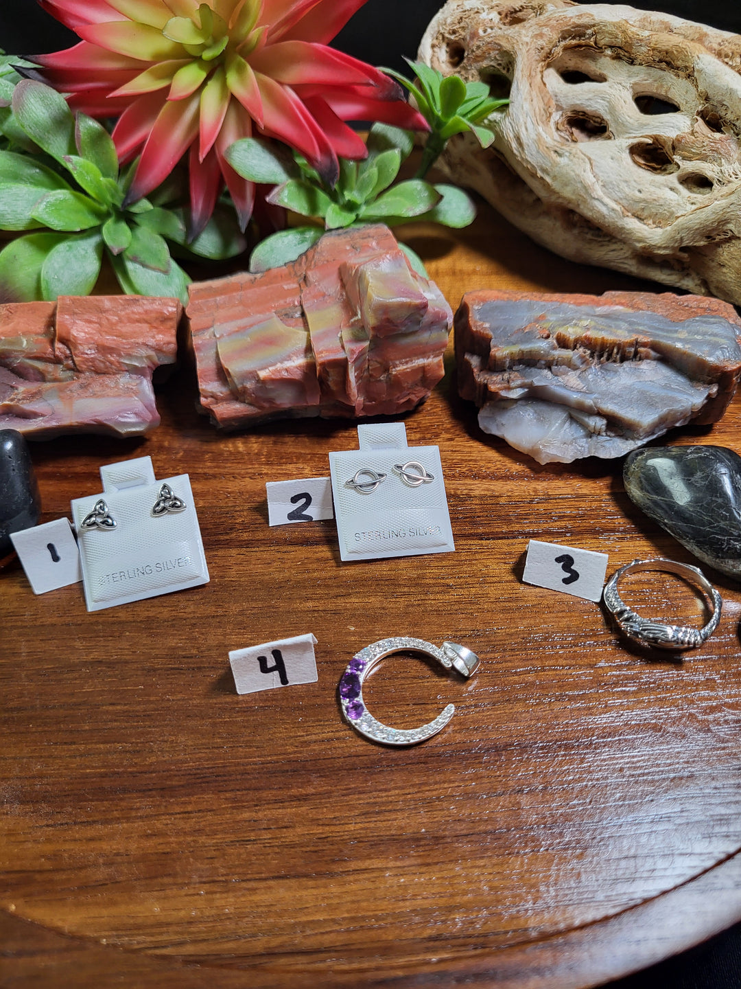 RESERVED FOR: Friday 7/25/24- 4 Sterling Silver Items