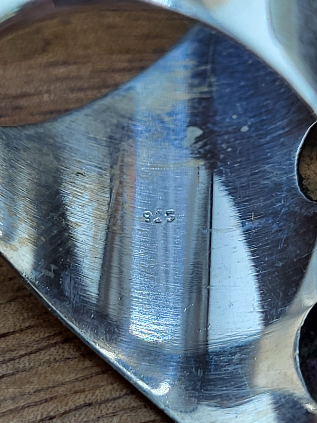 3 Stone Amethyst & Opal Ring