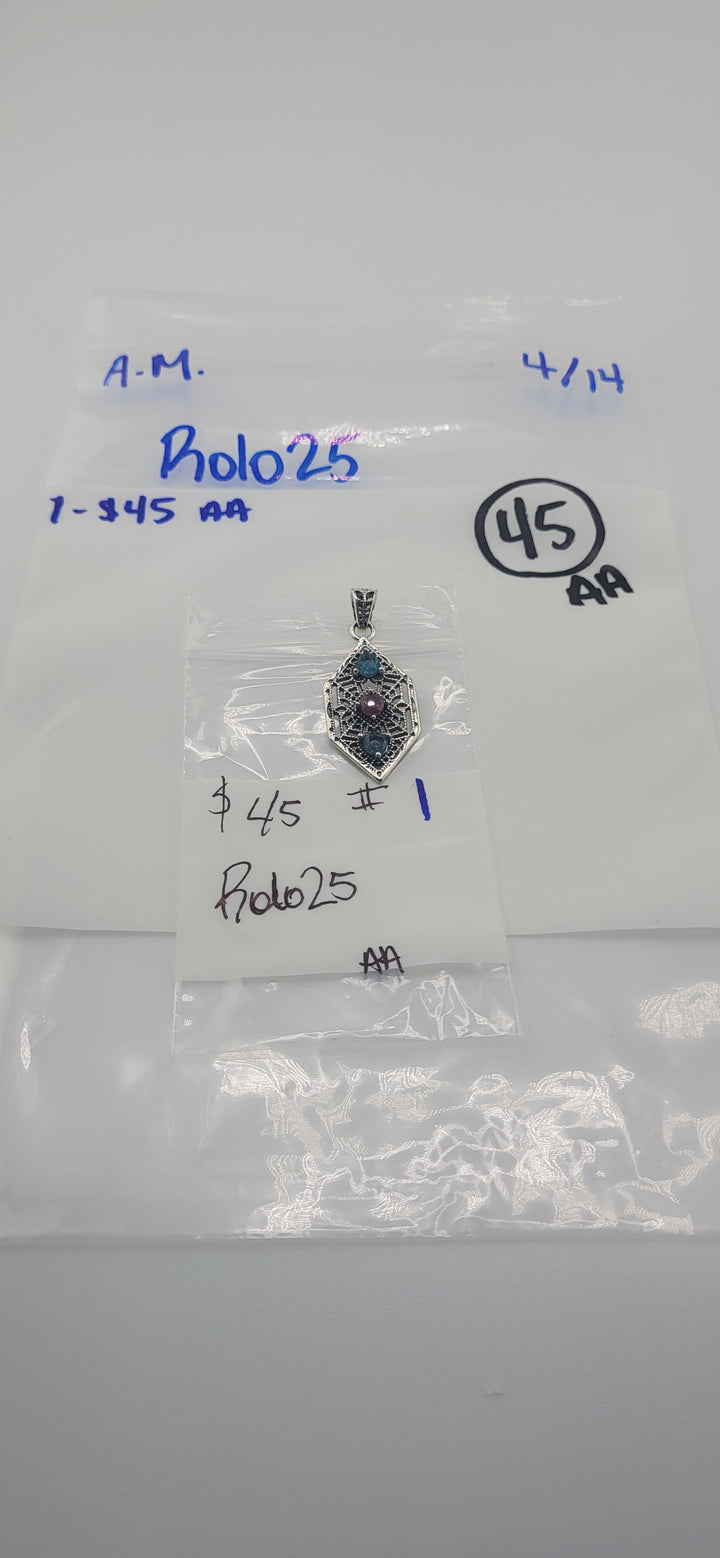 RESERVED FOR: Rolo25- 4/15/2025 tiktok A.M. Live Show - 1 Sterling Silver Items