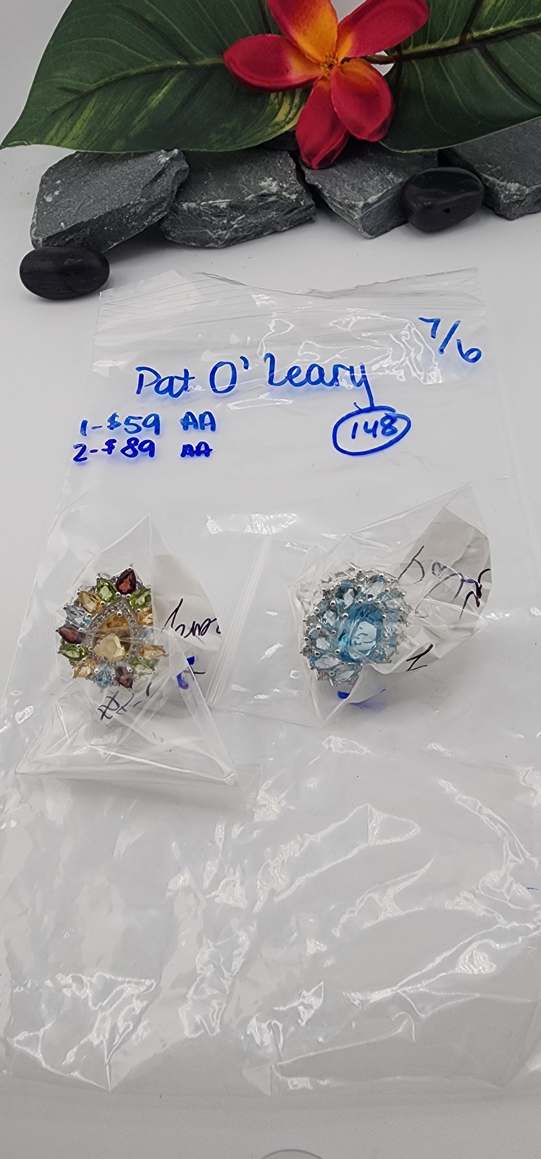 RESERVED FOR: Pat O'Leary - 7/6/2025 tiktok Reservation Live Show -2 Sterling Silver Items