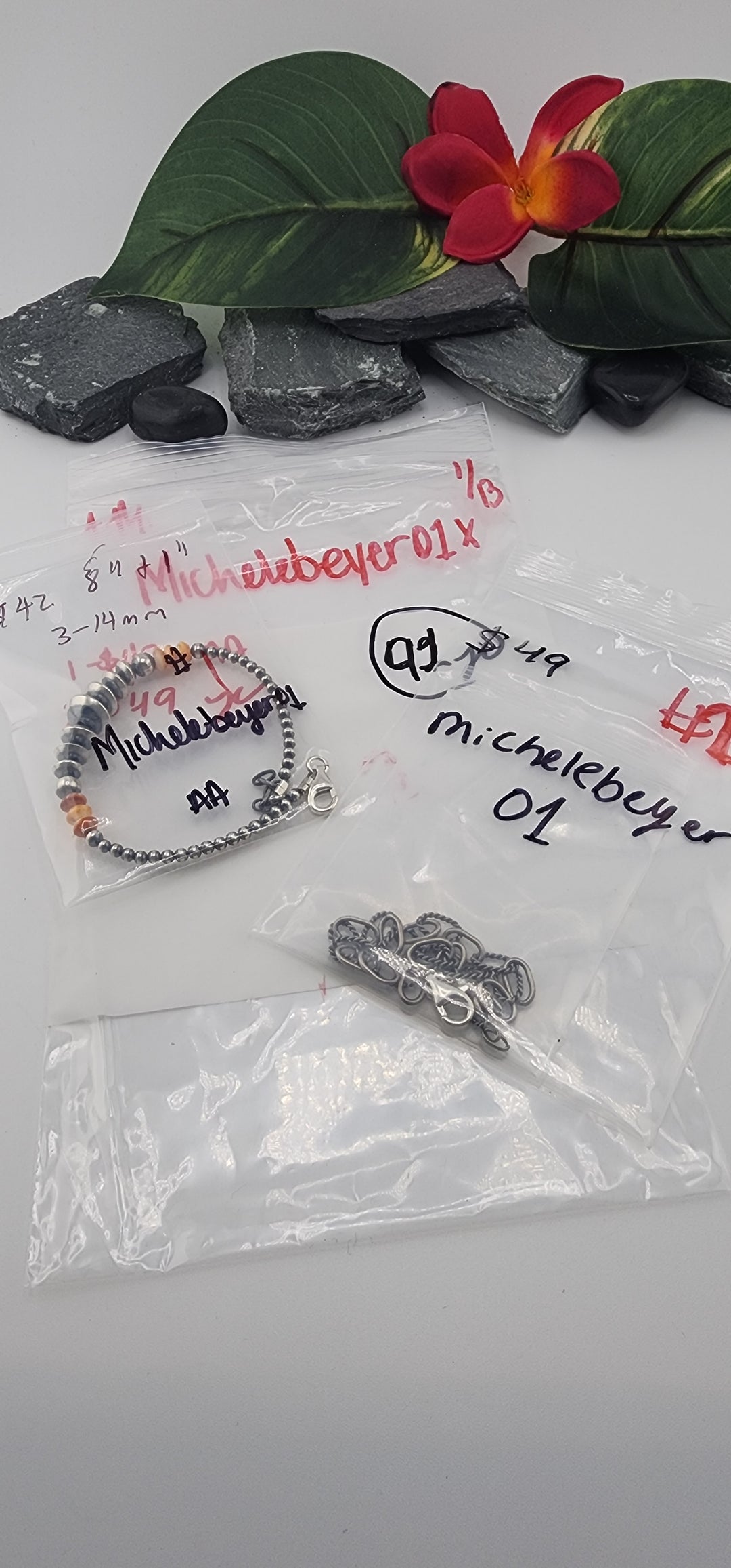 Custom sterling silver items - AM SHOW RESERVED FOR: Michelebeyer01 - 1/13/2026 FL tiktok Live Show - 2 Sterling Silver Items