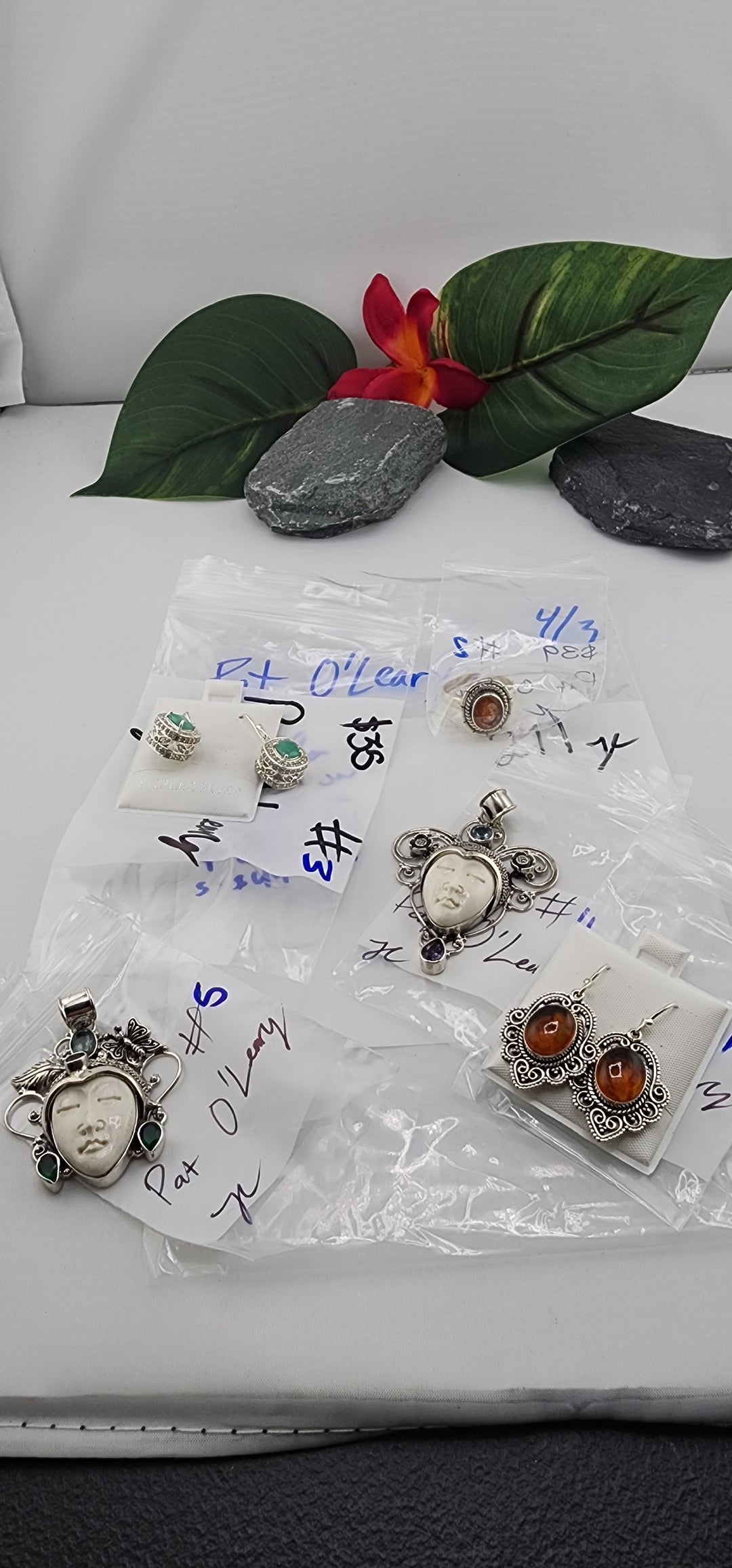 RESERVED FOR: Pat O'Leary - 4/3/2025 Tiktok Live Show - 5 Sterling Silver Items