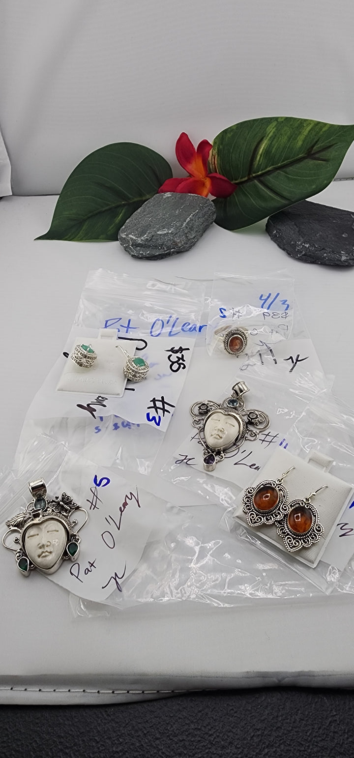 RESERVED FOR: Pat O'Leary - 4/3/2025 Tiktok Live Show - 5 Sterling Silver Items
