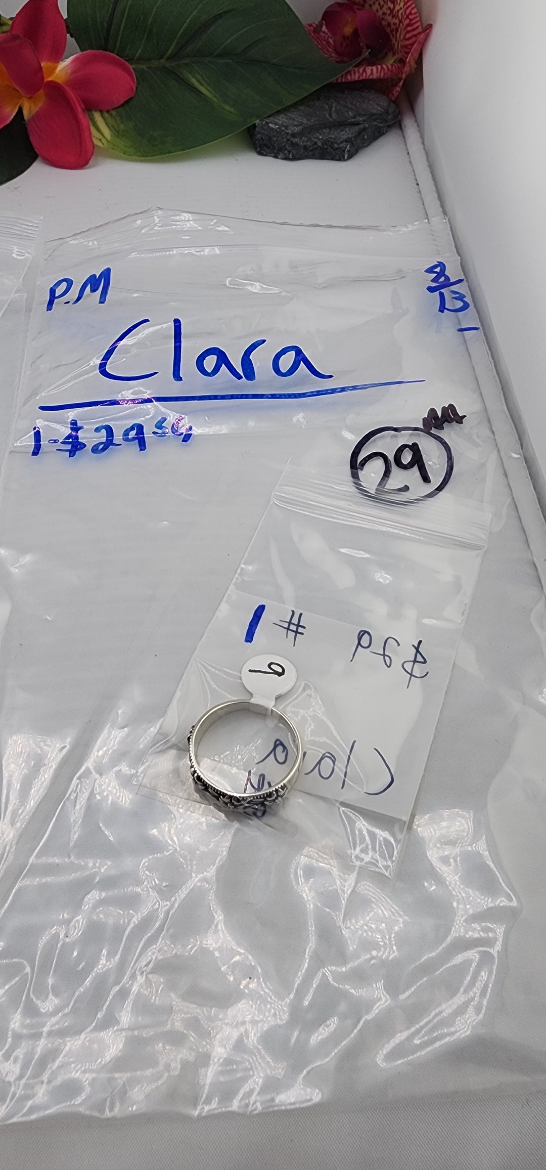 PM SHOW 48HR - RESERVED FOR: Clara - 8/13/2025 FL tiktok Live Show - 1 Sterling Silver Items