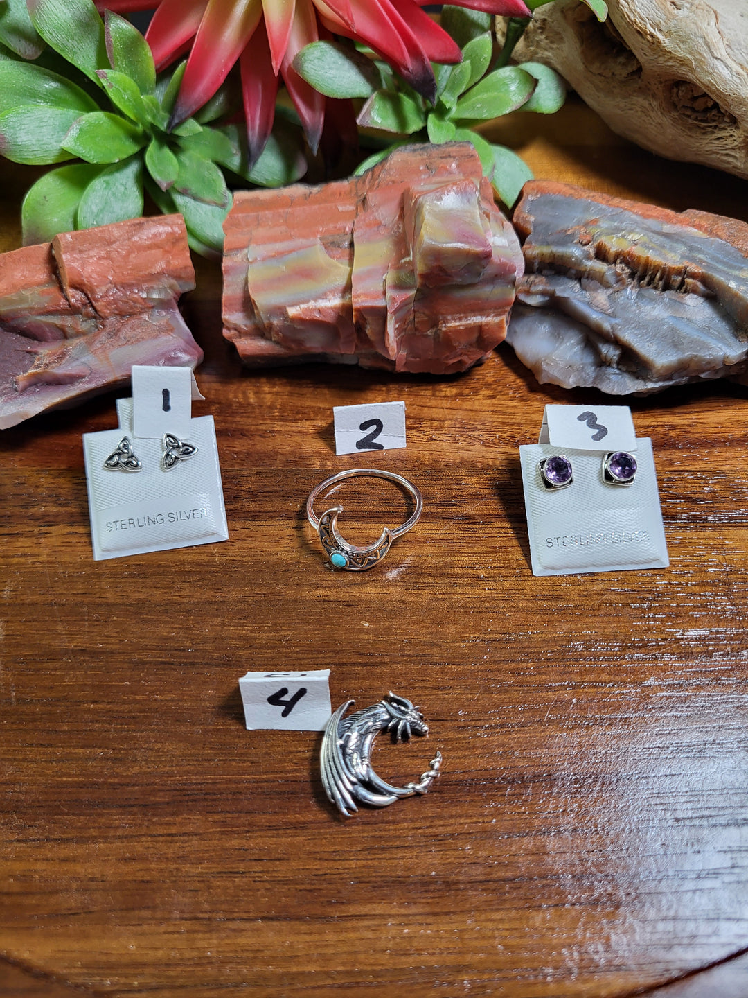 RESERVED FOR: Amber Dunn 7/25/24- 4 Sterling Silver Items