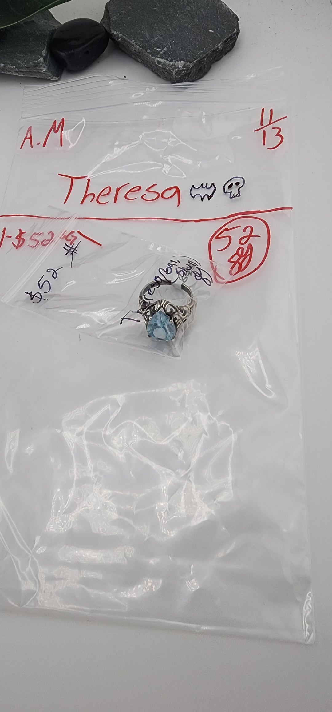 AM SHOW 48HR RESERVED FOR: Theresa🦇💀 - 11/13/2025 FL tiktok Live Show - 1 Sterling Silver Items