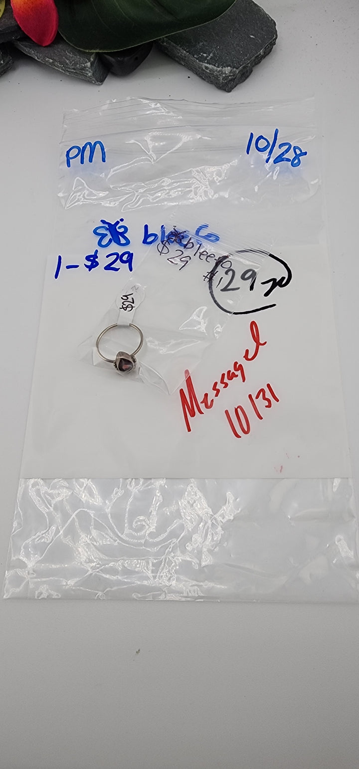 PM SHOW 48HR - RESERVED FOR: 🦋bleefo  - 10/28/2025 FL tiktok Live Show - 1 Sterling Silver Items