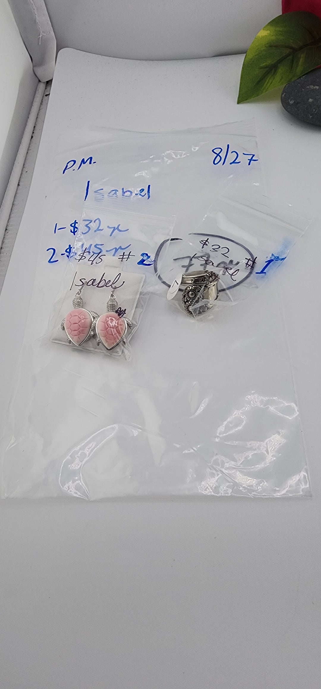 PM SHOW 48HR - RESERVED FOR: Isabel - 8/26/2025 FL tiktok Live Show - 2 Sterling Silver Items
