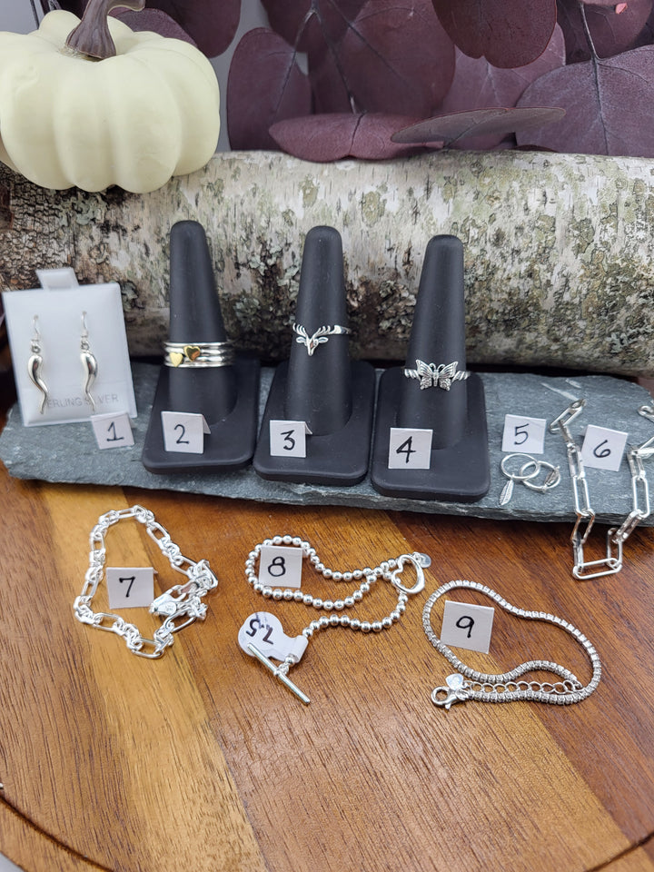 RESERVED FOR: Cash Cow Side Hustler - 10/05/2024 - 16 Sterling Silver Items