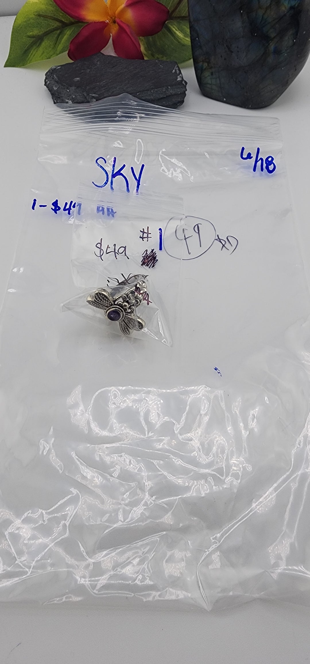 RESERVED FOR: SKY - 6/18/2025 tiktok Reservation Live Show - 1 Sterling Silver Items