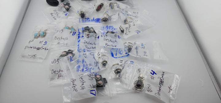 48HR - RESERVED FOR: Destash🎀Barbie - 7/3/2025 FL tiktok Live Show - 17 Sterling Silver Items