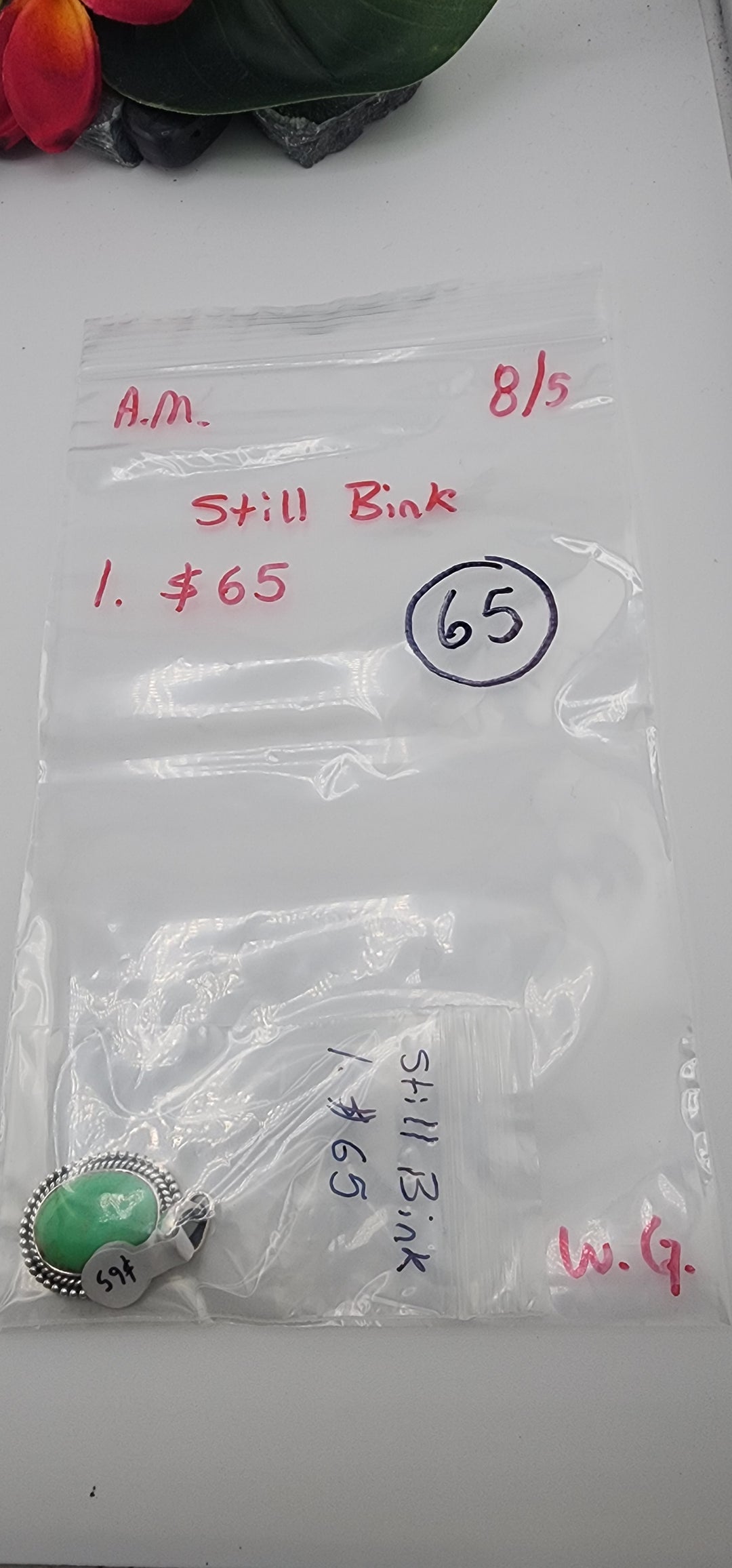 AM SHOW 48HR - RESERVED FOR: Still Bink - 8/5/2025 FL tiktok Live Show - 1 Sterling Silver Item