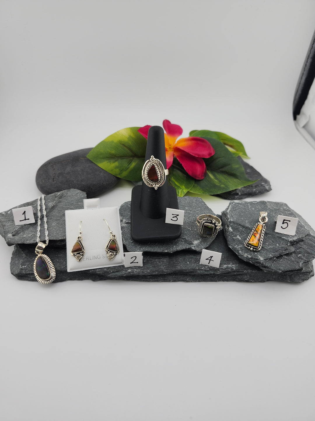 RESERVED FOR:  Theresa🦇💀 -12/18/2024 - 5 Sterling Silver Items