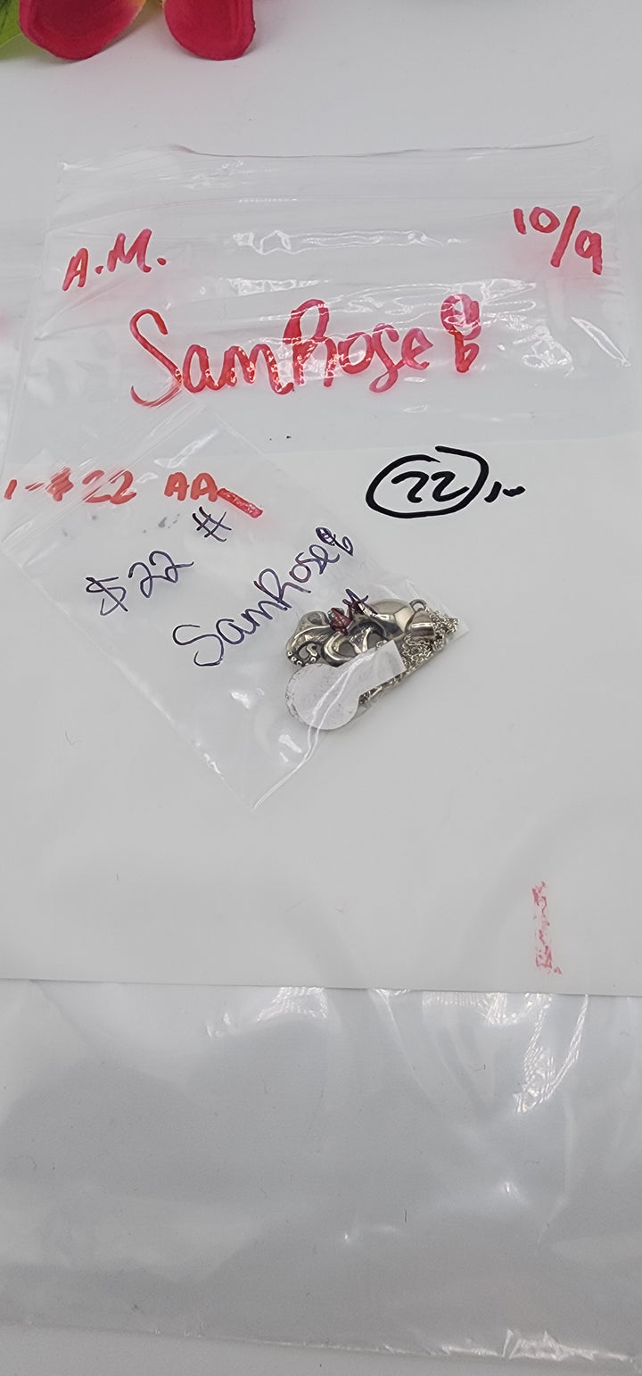 AM SHOW 48HR RESERVED FOR:   SamRose🌹- 10/9/2025 FL tiktok Live Show - 1  Sterling Silver Items