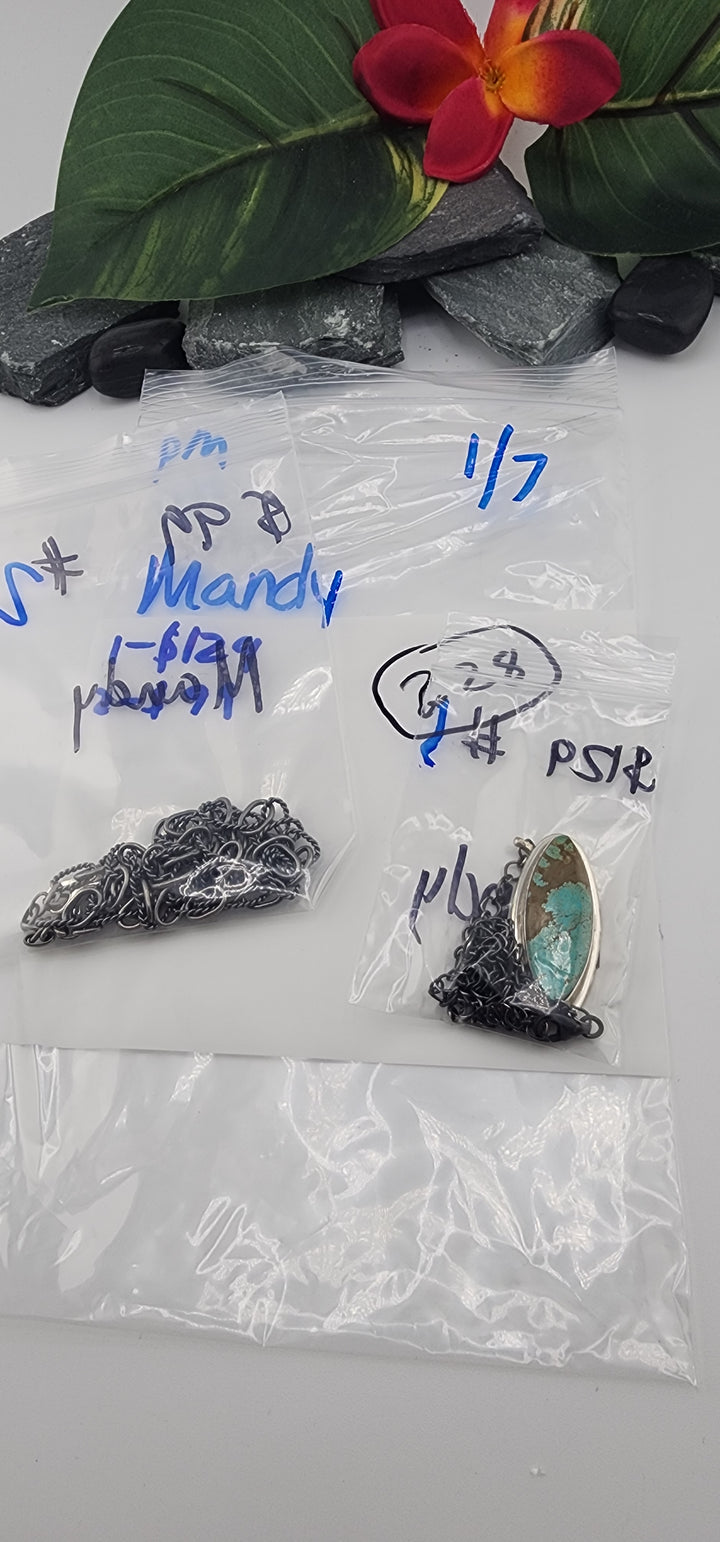 PM SHOW 48HR - RESERVED FOR: Mandy - 1/7/2026 tiktok Live Show - 2 Sterling Silver Items
