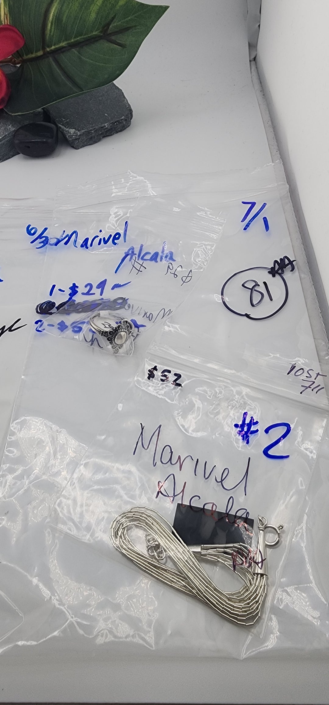 RESERVED FOR: Marivel Alcala - 7/1/2025 tiktok Reservation Live Show - 2 Sterling Silver Items