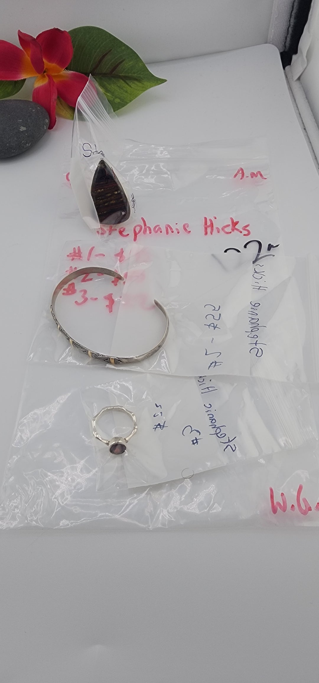 AM SHOW 48HR - RESERVED FOR: Stephanie Hicks - 9/16/2025 FL tiktok Live Show - 3 Sterling Silver Items