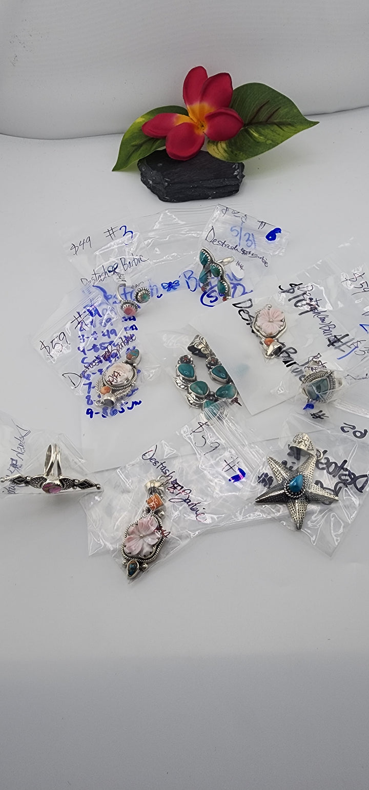 RESERVED FOR: Destash 🎀Barbie- 5/31/2025 tiktok Live Show -9  Sterling Silver Items