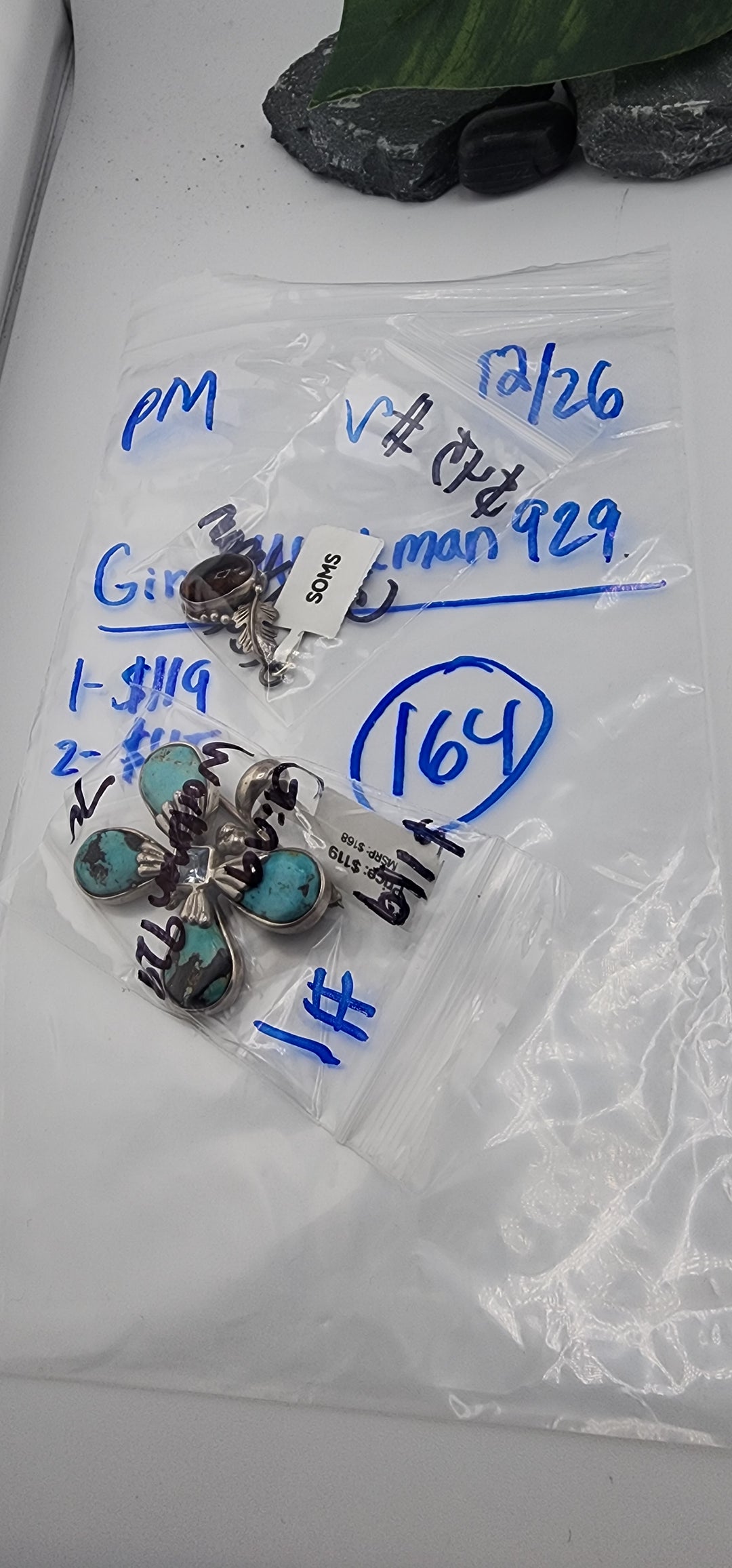 PM SHOW 48HR - RESERVED FOR: Gina WOrkman929 - 12/26/2025 tiktok Live Show - 2 Sterling Silver Items