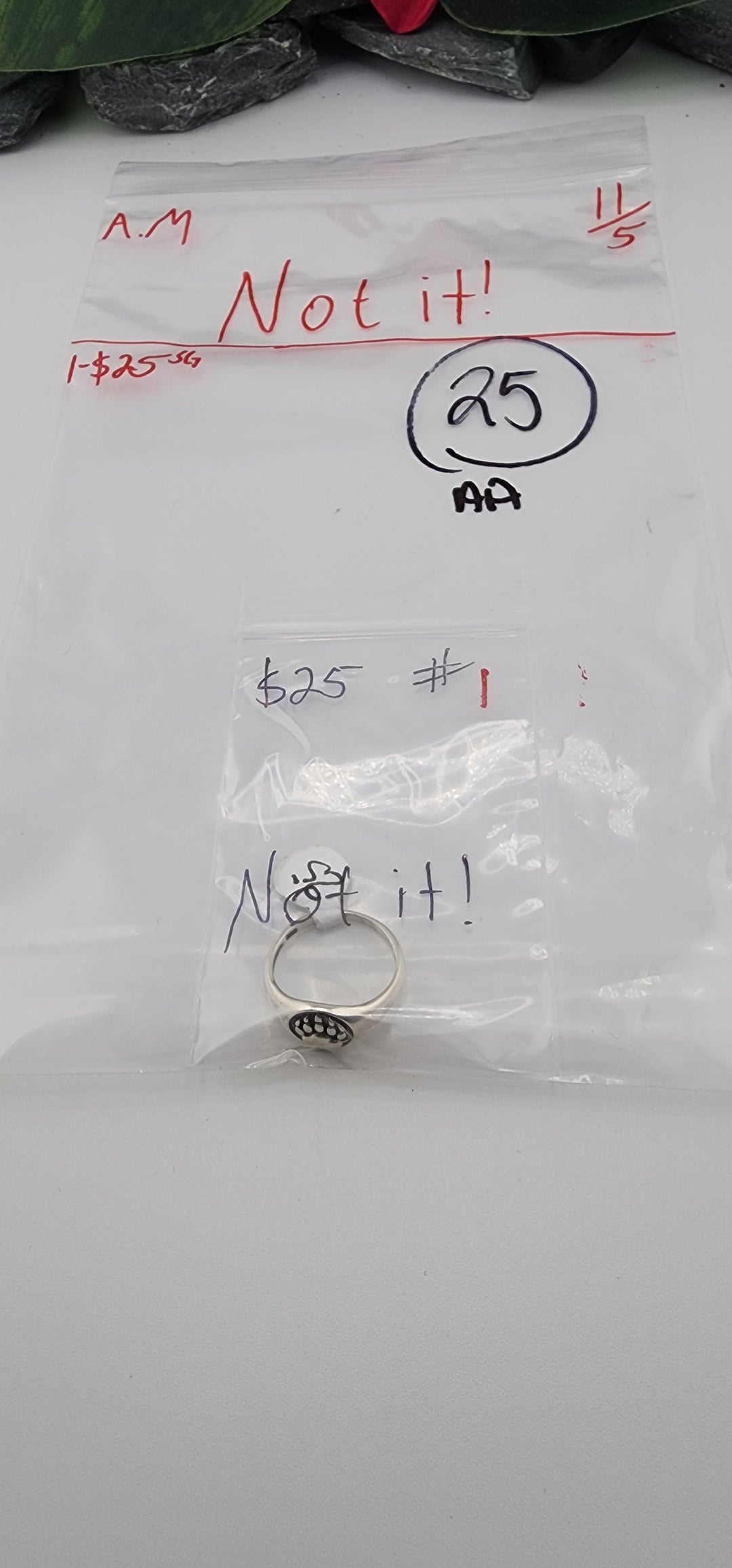 AM SHOW 48HR RESERVED FOR: Not it! - 11/5/2025 FL tiktok Live Show - 1 Sterling Silver Items