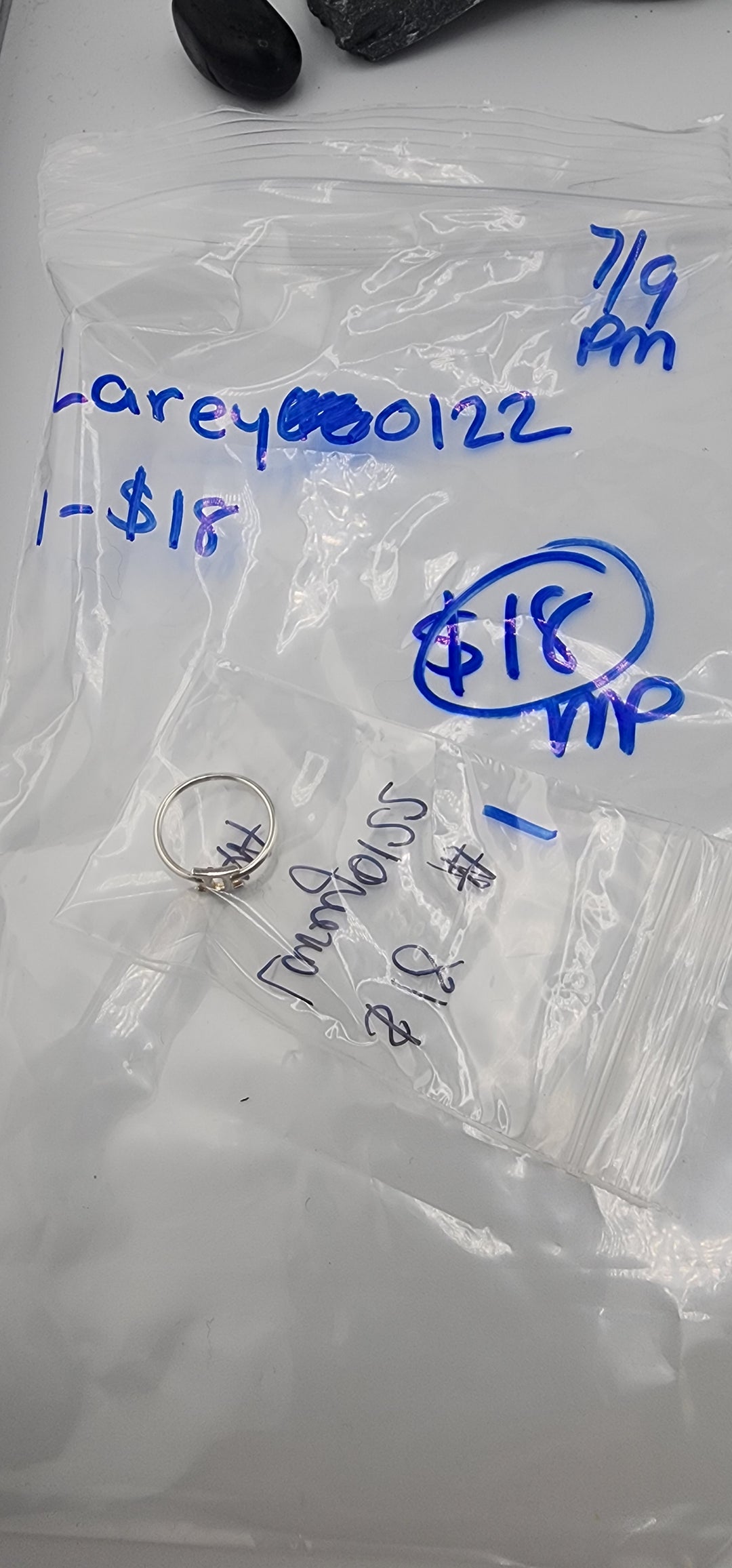 PM SHOW 48HR - RESERVED FOR: larey0122  - 7/9/2025 FL tiktok Live Show - 1 Sterling Silver Items