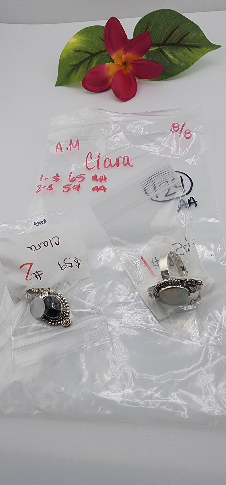 AM SHOW 48HR - RESERVED FOR: Clara - 8/8/2025 FL tiktok Live Show - 2 Sterling Silver Items