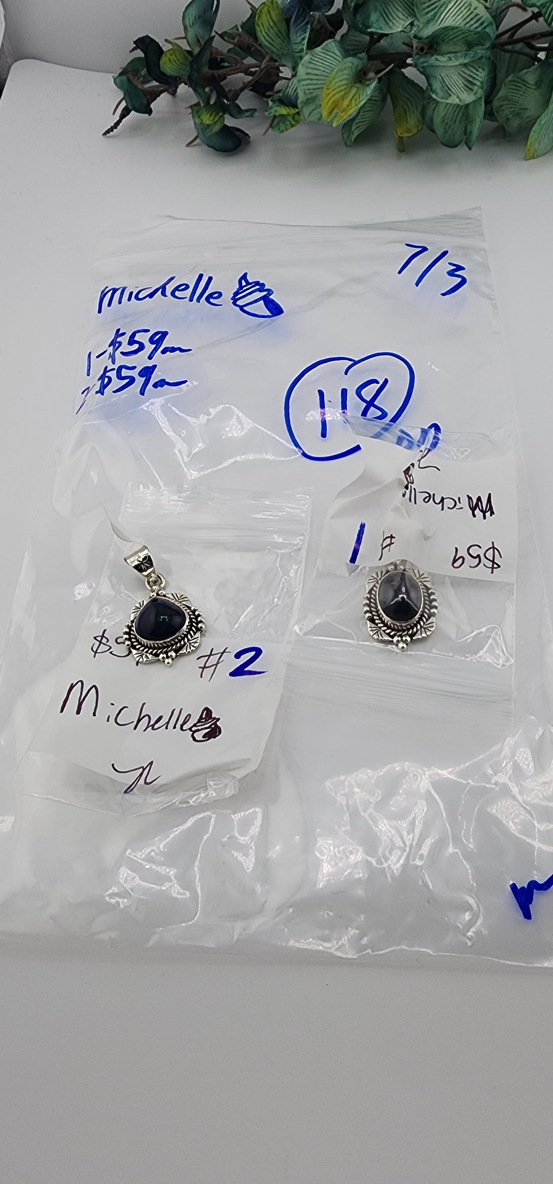 48HR - RESERVED FOR: Michelle🐚 - 7/3/2025 FL tiktok Live Show - 2 Sterling Silver Items