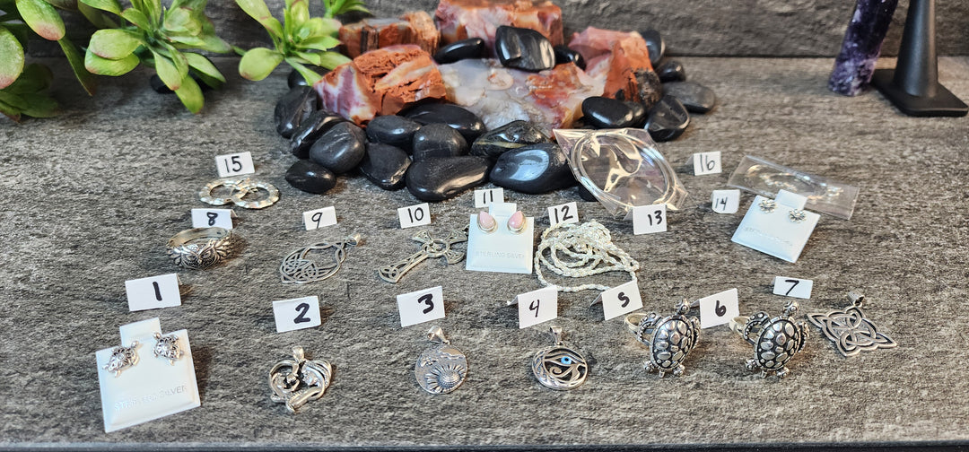 RESERVED FOR: MustangGirl- 7/7/24-16 Sterling Silver Items