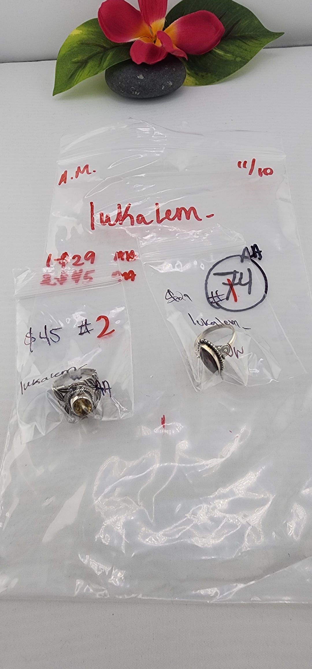 AM SHOW 48HR RESERVED FOR: lukalem_ - 11/10/2025 FL tiktok Live Show - 2 Sterling Silver Items