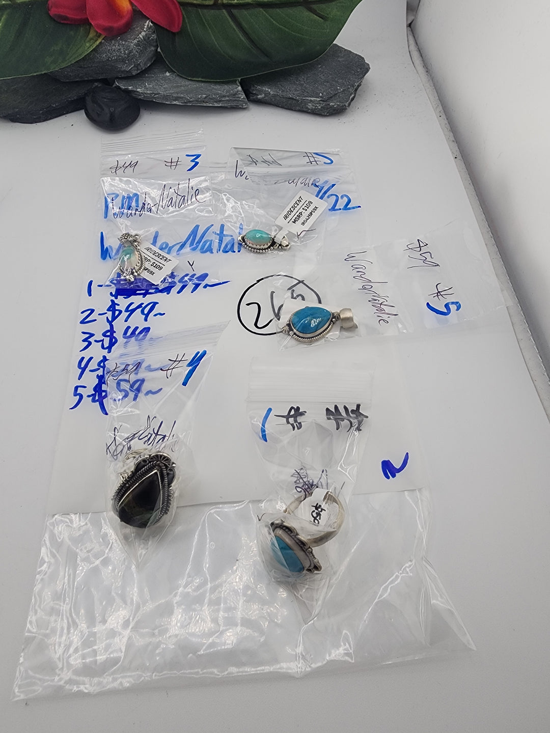 WanderNatalie - 4/22/26 PM - 5 925 Sterling Silver Items