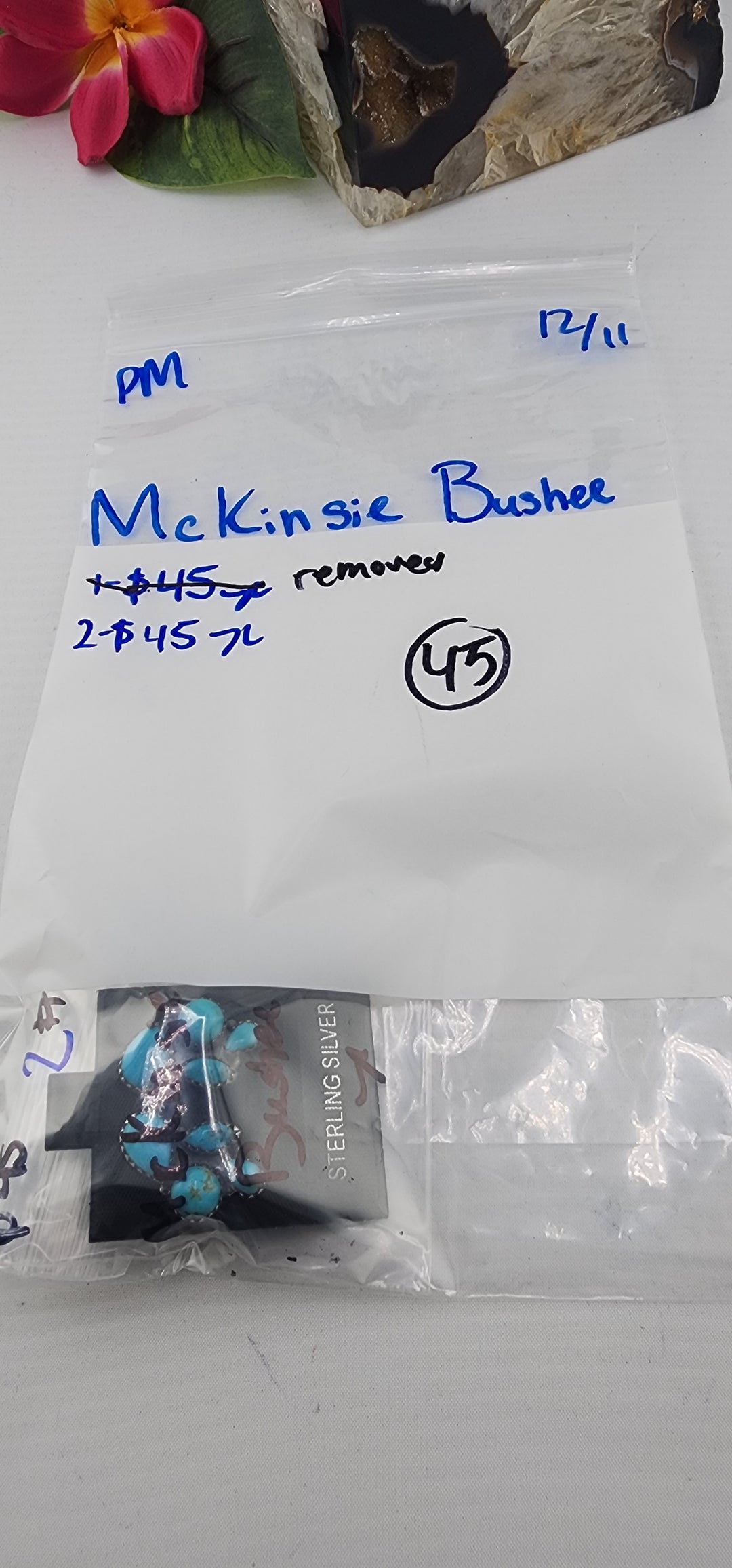 PM SHOW 48HR - RESERVED FOR: McKinsie Bushee - 12/11/2025 tiktok Live Show - 1 Sterling Silver Items