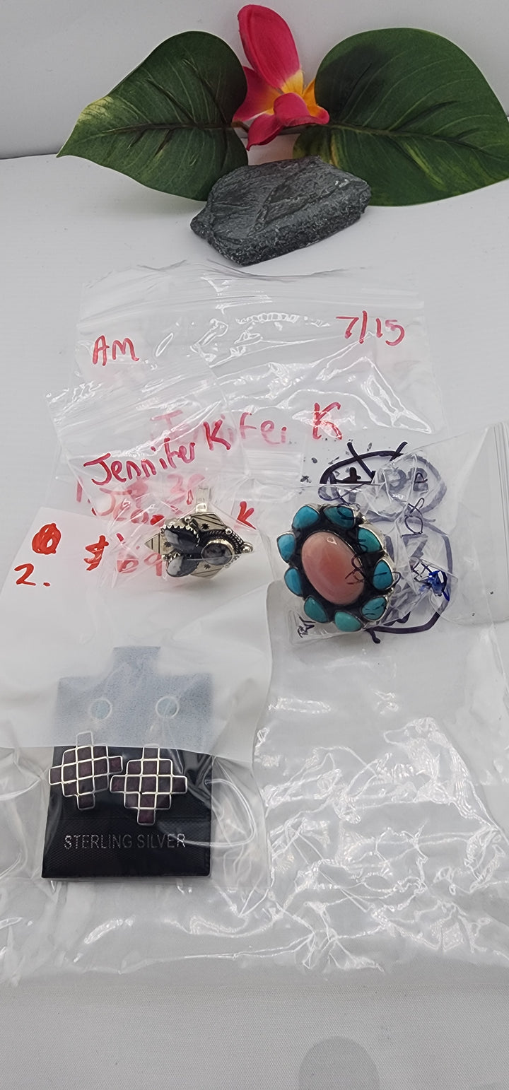 AM SHOW 48HR - RESERVED FOR: Jennifer K- 7/15/2025 FL tiktok Live Show - 3 Sterling Silver Items