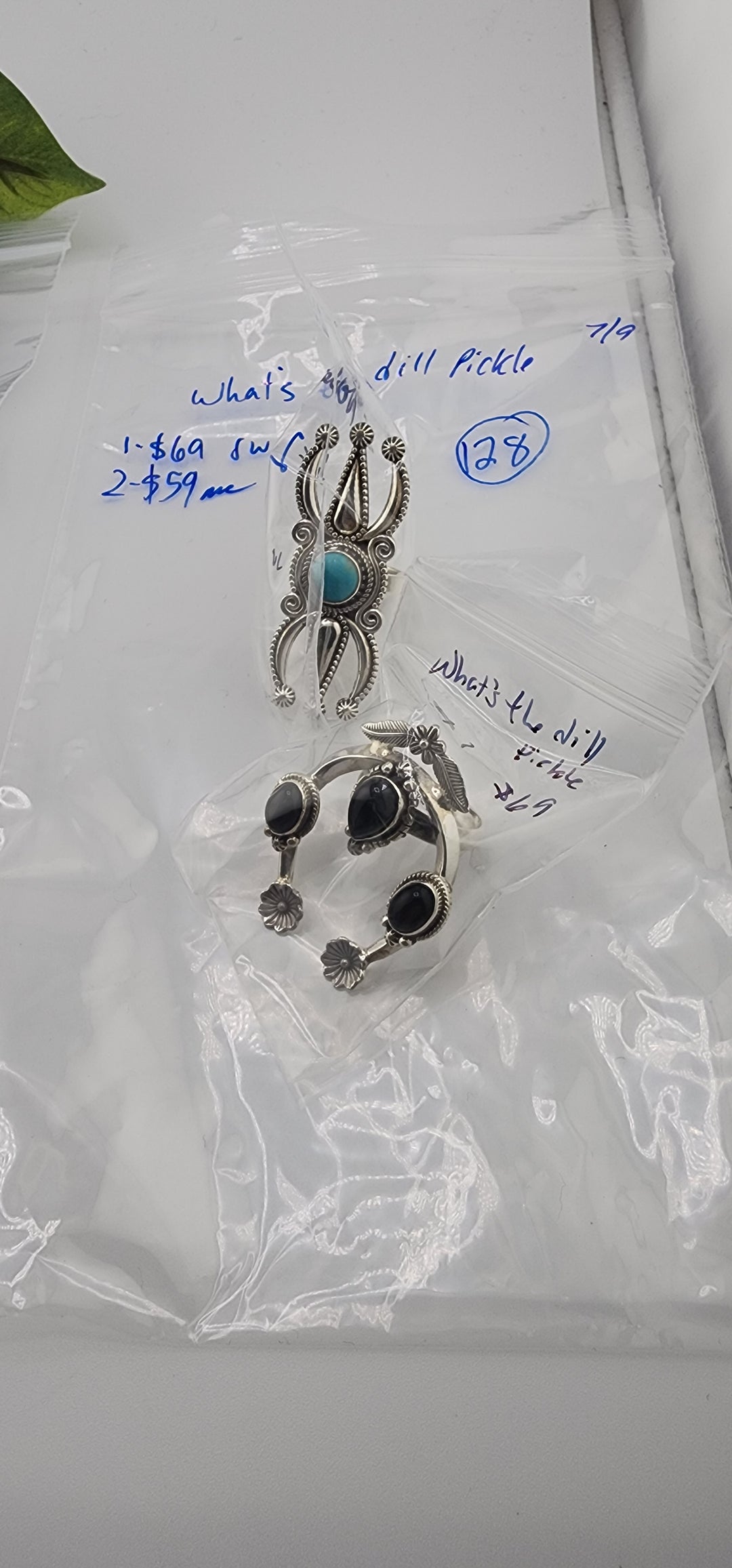 AM SHOW 48HR - RESERVED FOR: What's the dill pickle- 7/9/2025 FL tiktok Live Show -2 Sterling Silver Items