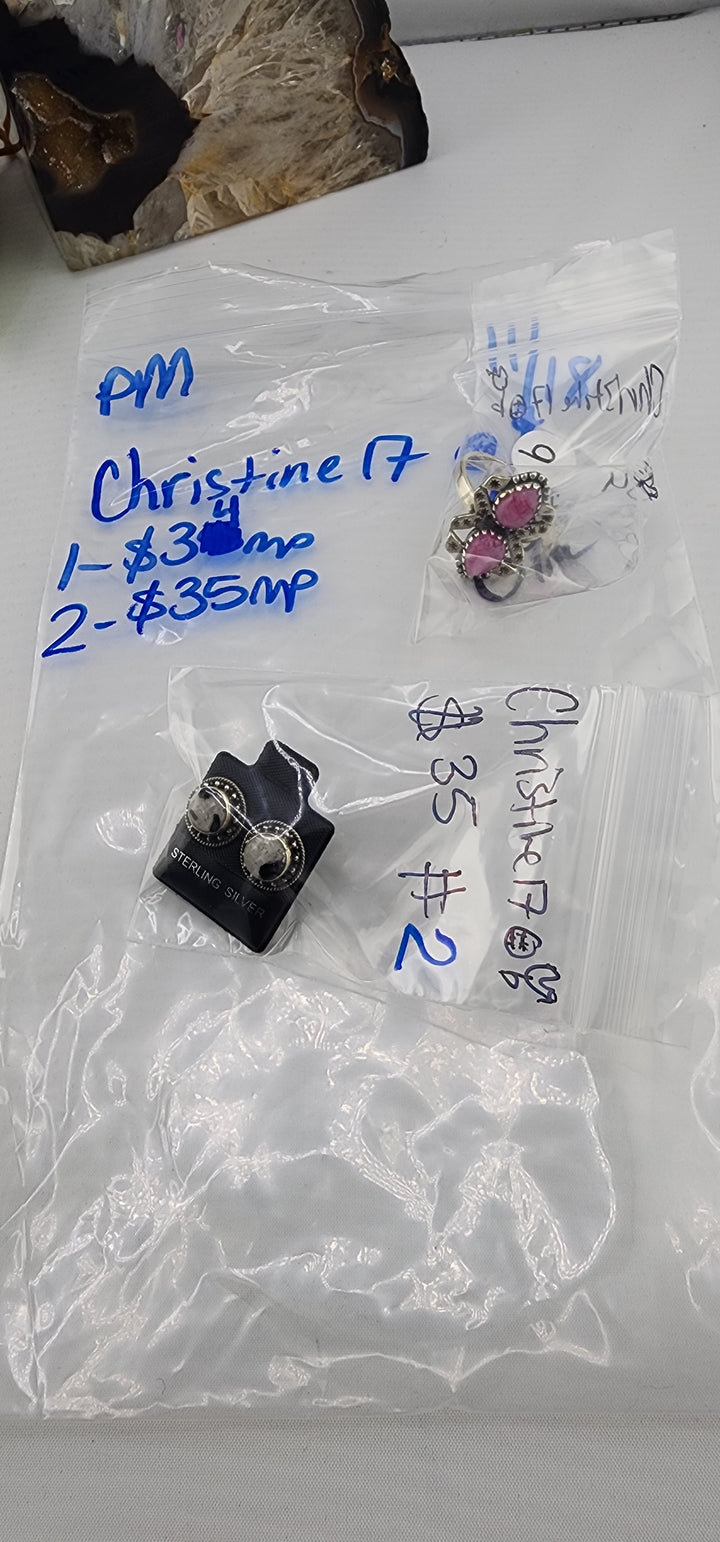PM SHOW 48HR - RESERVED FOR: Christine17 - 11/18/2025 tiktok Live Show - 2 Sterling Silver Items