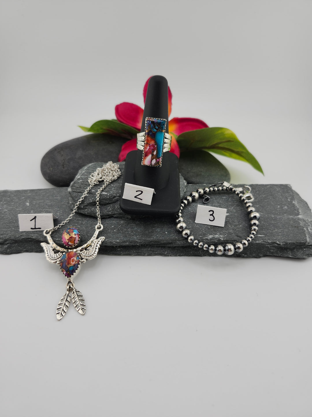 RESERVED FOR: Crystal Giovanni  -12/13/2024 - 3 Sterling Silver Items