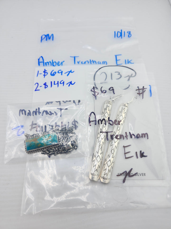 PM SHOW 48HR - RESERVED FOR: Amber Trentham Elk  - 10/18/2025 FL tiktok Live Show - 2 Sterling Silver Items