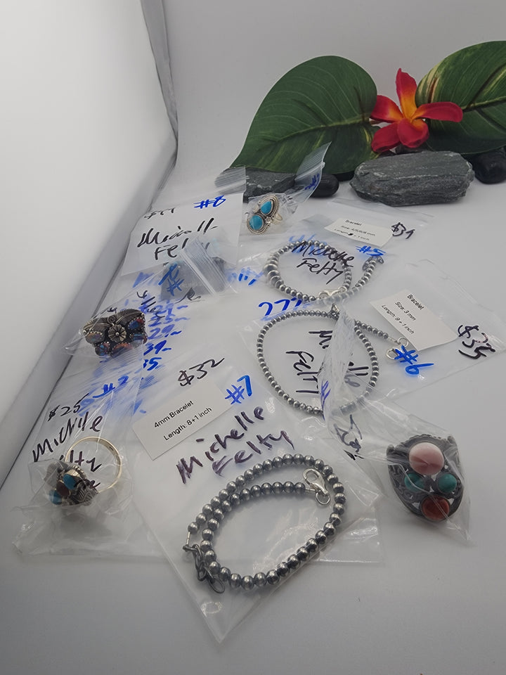 Michelle Felty - 4/10/26 PM - 8 925 Sterling Silver Items