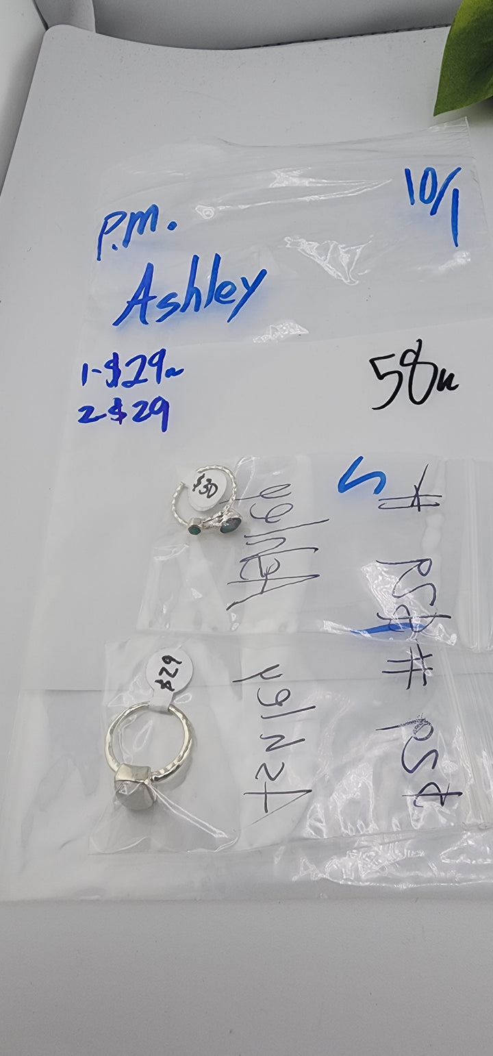 PM SHOW 48HR - RESERVED FOR: Ashley - 10/1/2025 FL tiktok Live Show - 2 Sterling Silver Items