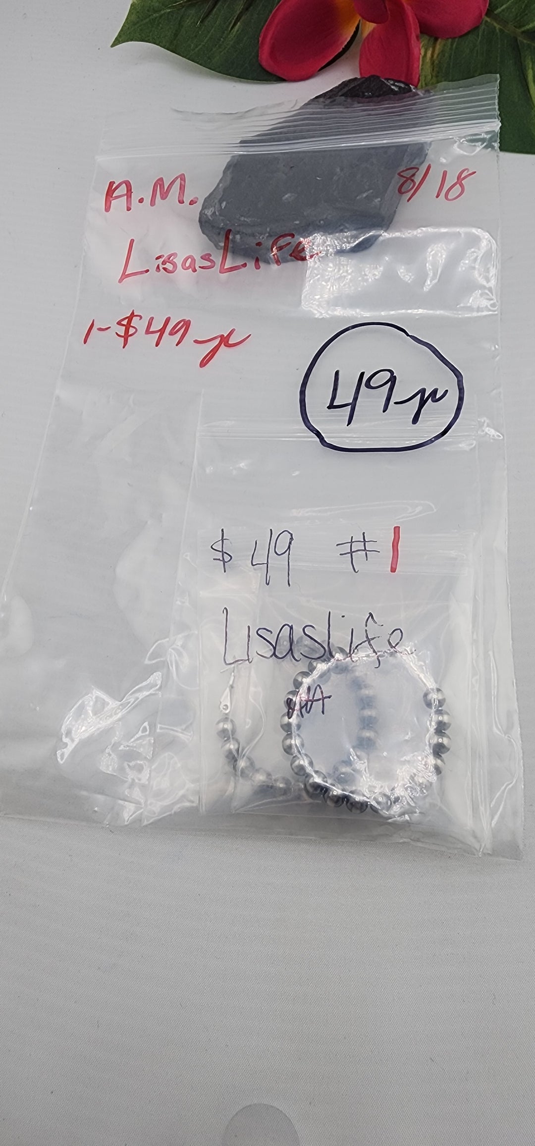 AM SHOW 48HR - RESERVED FOR: LisasLife - 8/18/2025 FL tiktok Live Show - 1 Sterling Silver Items