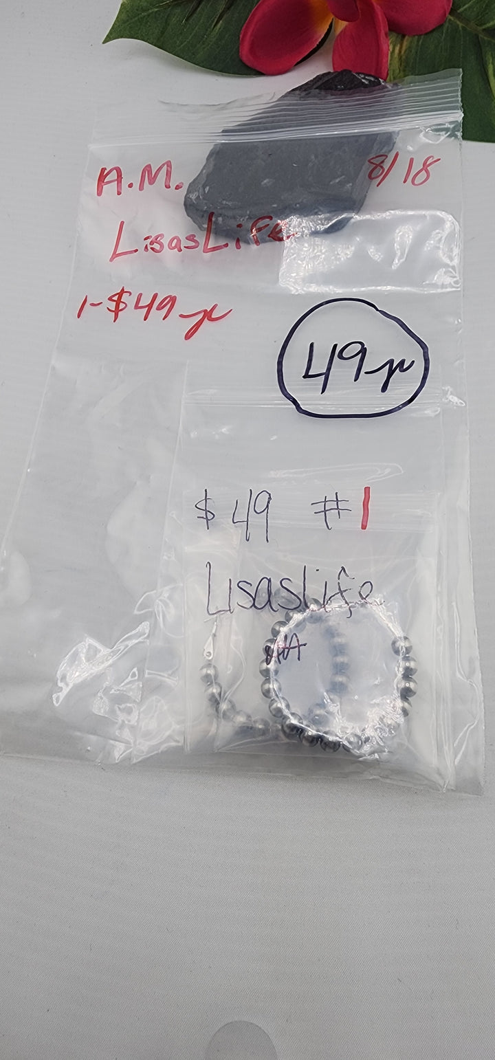 AM SHOW 48HR - RESERVED FOR: LisasLife - 8/18/2025 FL tiktok Live Show - 1 Sterling Silver Items