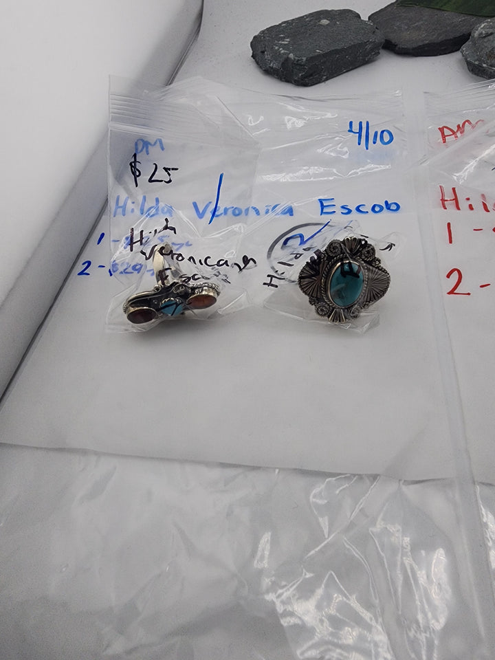 Hilda Veronica Escob - 4/10/26 PM - 2 925 Sterling Silver Items