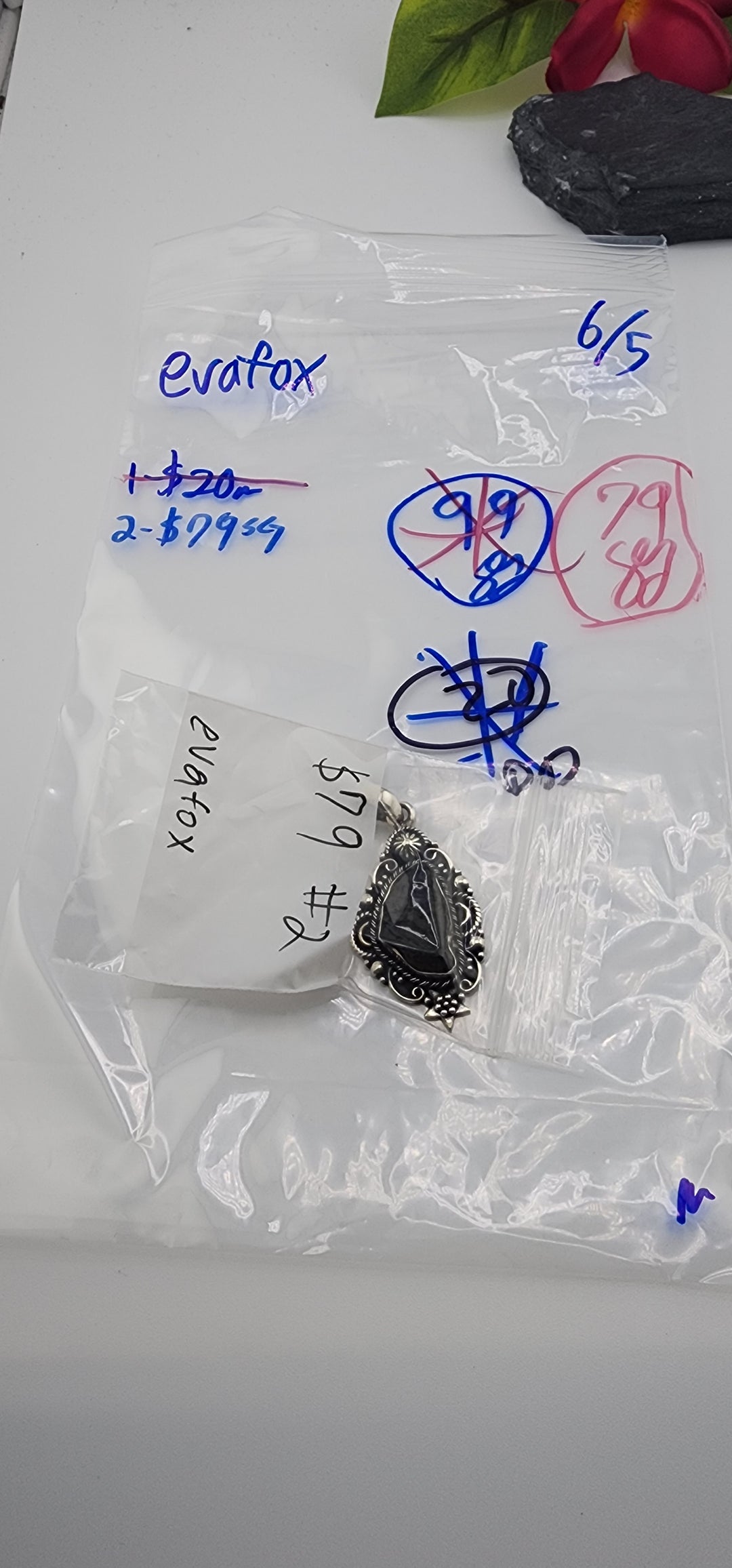 RESERVED FOR: evafox - 6/5/2025 tiktok Reservation Live Show - 1 Sterling Silver Items