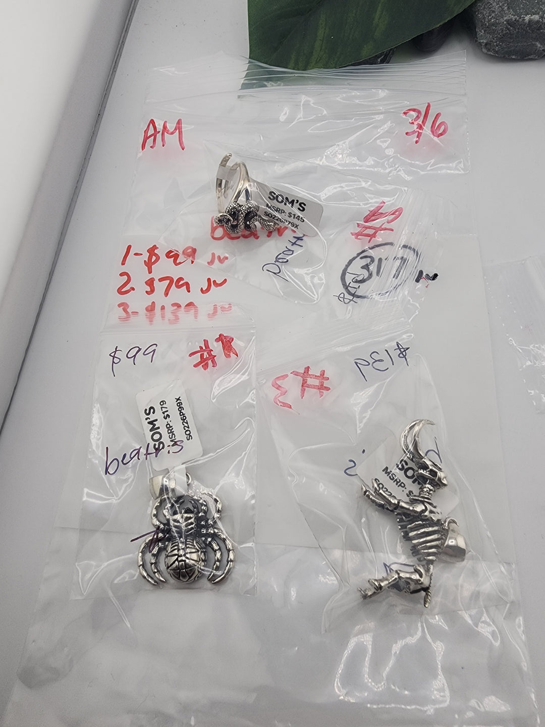 beatris - 3/6/26 - 3 925 Sterling Silver Items