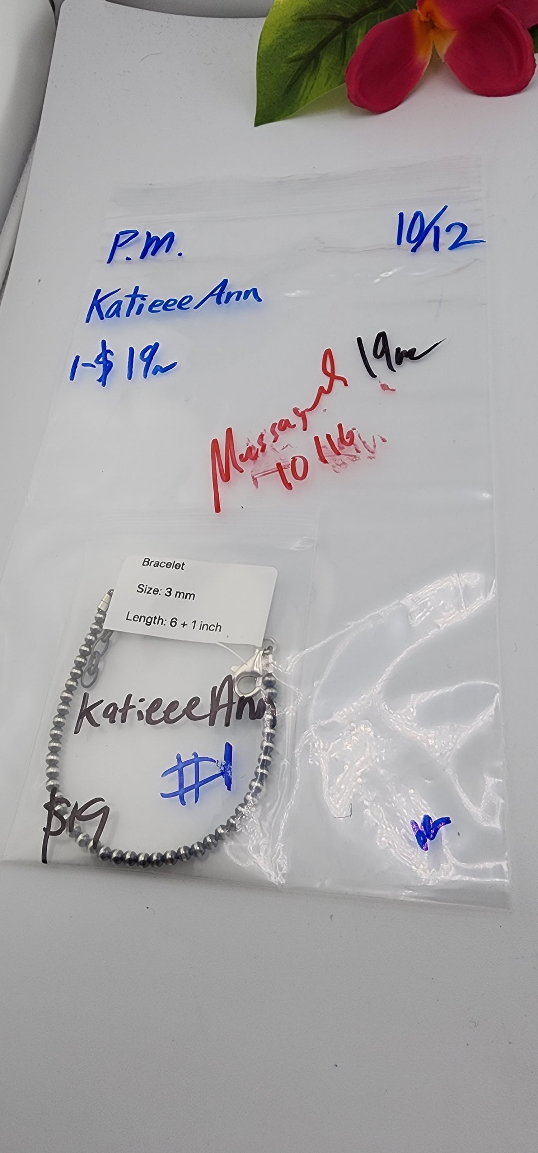PM SHOW 48HR - RESERVED FOR: KatieeeAnn - 10/12/2025 FL tiktok Live Show - 1 Sterling Silver Items