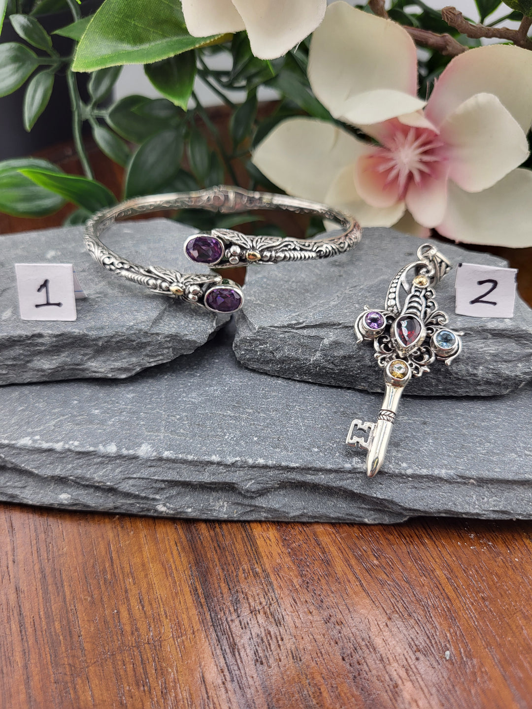 RESERVED FOR:  Grneyz7-10/26/2024 - 2 Sterling Silver Items