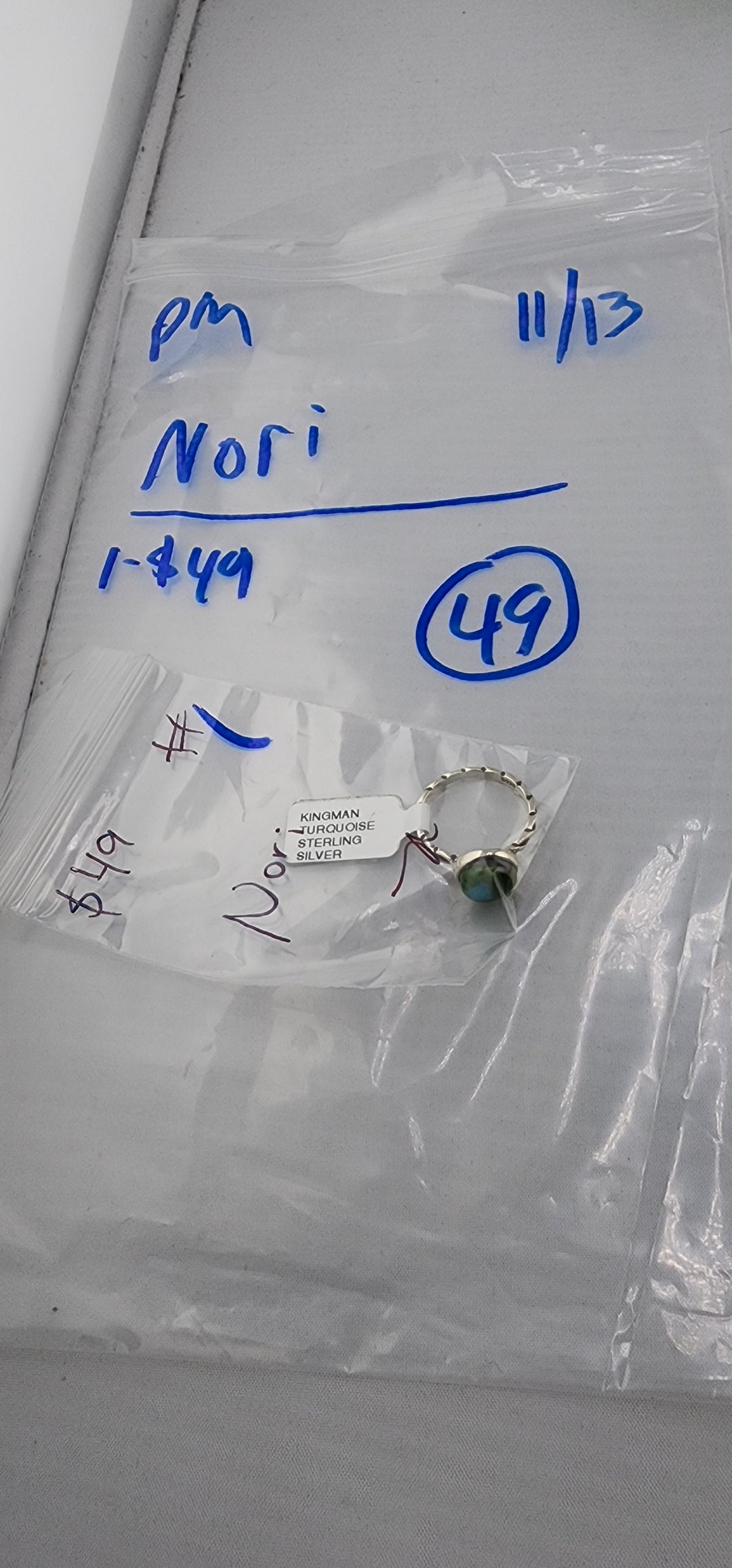 PM SHOW 48HR - RESERVED FOR: Nori - 11/13/2025 tiktok Live Show - 1 Sterling Silver Items