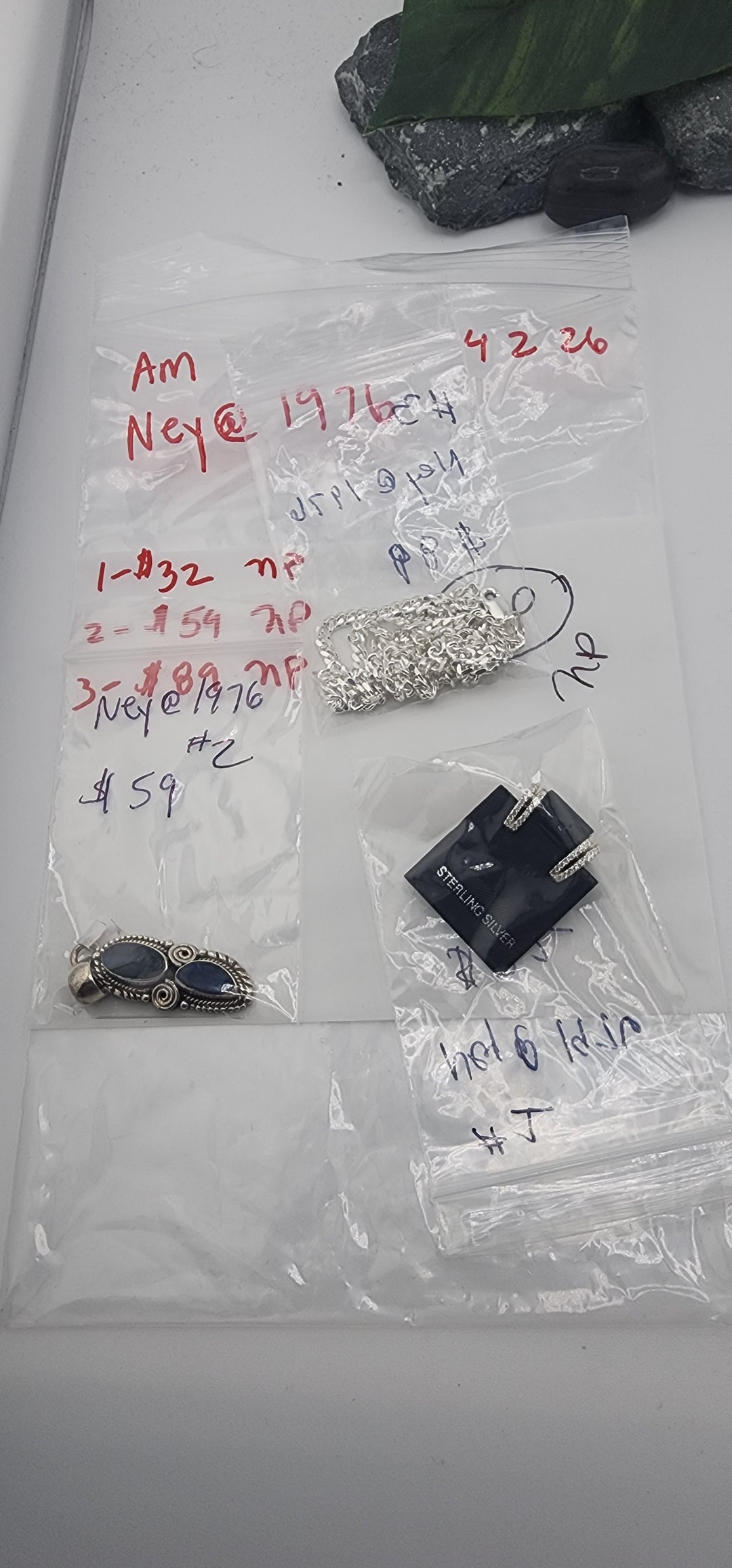Ney@1976 - 4/2/26 - 3 925 Sterling Silver Items